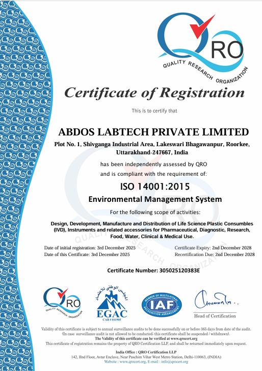 ISO-14001 certificate preview